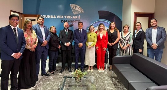 OAB-AP realiza visita institucional ao Tribunal Regional Eleitoral do Amapá